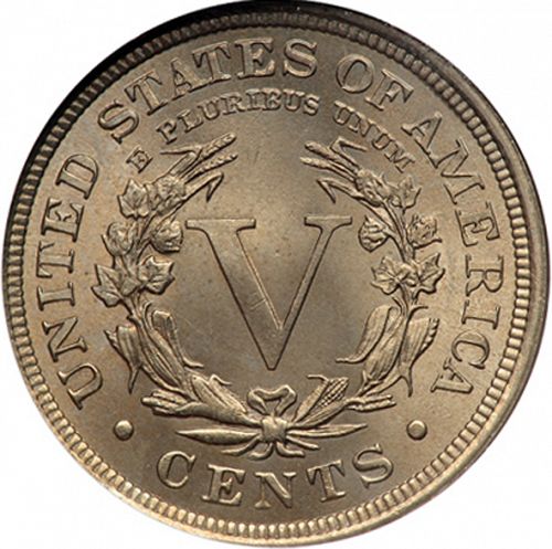 5 cent Reverse Image minted in UNITED STATES in 1899 (Liberty)  - The Coin Database