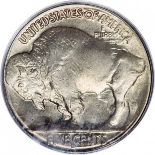 5 cent Reverse Image minted in UNITED STATES in 1913S (Buffalo - Mound Type)  - The Coin Database