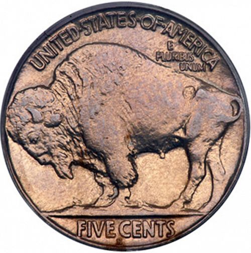5 cent Reverse Image minted in UNITED STATES in 1920S (Buffalo - Line Type)  - The Coin Database