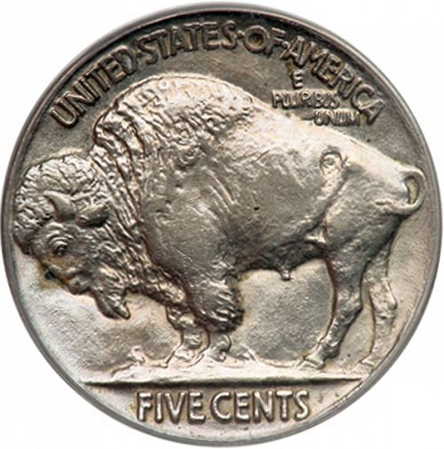 5 cent Reverse Image minted in UNITED STATES in 1923 (Buffalo - Line Type)  - The Coin Database