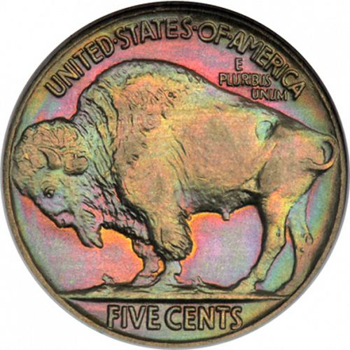 5 cent Reverse Image minted in UNITED STATES in 1926 (Buffalo - Line Type)  - The Coin Database