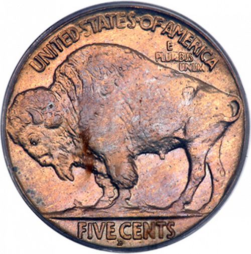 5 cent Reverse Image minted in UNITED STATES in 1927D (Buffalo - Line Type)  - The Coin Database