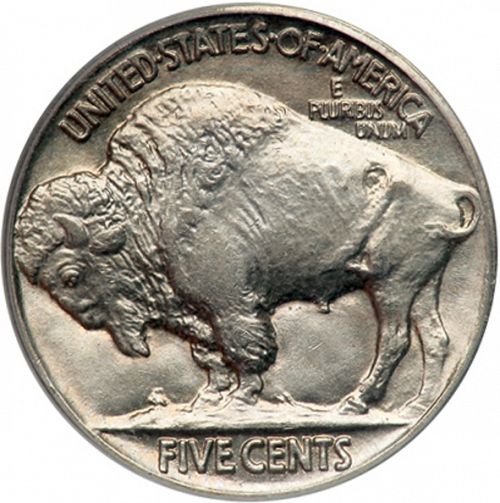 5 cent Reverse Image minted in UNITED STATES in 1930 (Buffalo - Line Type)  - The Coin Database