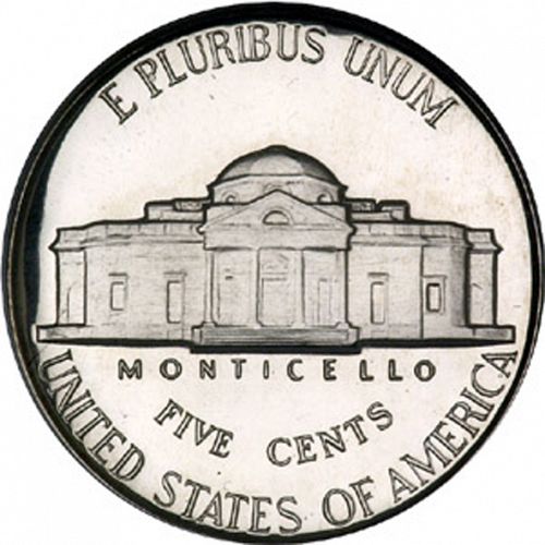 5 cent Reverse Image minted in UNITED STATES in 1951 (Jefferson)  - The Coin Database