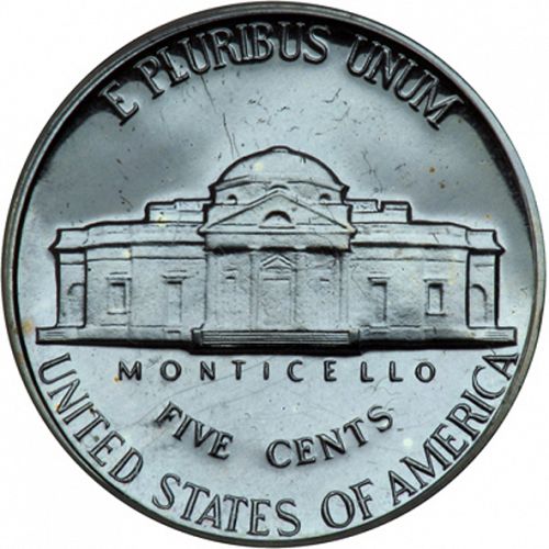 5 cent Reverse Image minted in UNITED STATES in 1961 (Jefferson)  - The Coin Database