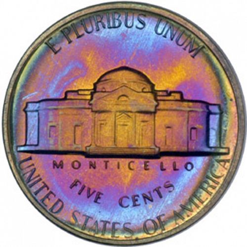 5 cent Reverse Image minted in UNITED STATES in 1970S (Jefferson)  - The Coin Database