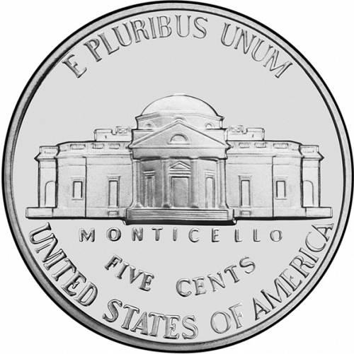 5 cent Reverse Image minted in UNITED STATES in 2003D (Jefferson)  - The Coin Database