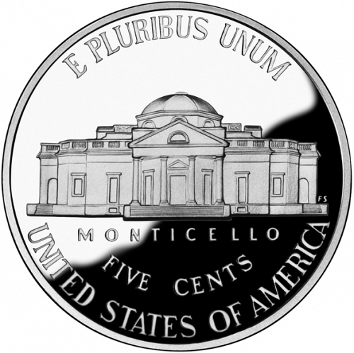 5 cent Reverse Image minted in UNITED STATES in 2006S (Jefferson - New Obverse)  - The Coin Database