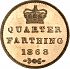 Reverse thumbnail for Quarter Farthing from 1868