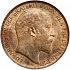 Obverse thumbnail for 1902-10 - Edward VII British Halfpenny minted in London