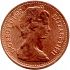 Obverse thumbnail for 1/2p from the United Kingdom