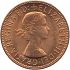Obverse thumbnail for 1953-70  -  Elizabeth II British Penny minted in London