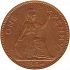 Reverse thumbnail for 1953-70  -  Elizabeth II British Penny minted in London