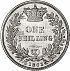 Reverse thumbnail for Shilling from 1863
