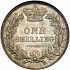 Reverse thumbnail for Shilling from 1881