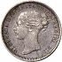 Obverse thumbnail for Threepence from 1869