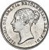 Obverse thumbnail for Sixpence from 1864