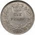 Reverse thumbnail for Sixpence from 1878