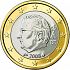 Obverse thumbnail for 2008 1 € from Belgium