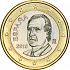 Obverse thumbnail for 2010 1 € from Spain