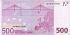 Reverse thumbnail for 2002X 500 € from · euro notes