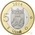 Reverse thumbnail for 2014 5 € from Finland