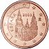 Obverse thumbnail for 2003 5 ct. from Spain