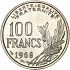 Reverse thumbnail for 100 Francs from France