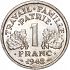 Reverse thumbnail for 1 Franc from France