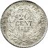 Reverse thumbnail for 20 Centimes from France