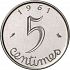 Reverse thumbnail for 5 Centimes from France