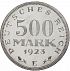 Obverse thumbnail for 500 Mark from the Germany