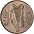 Obverse thumbnail for 1/2<sup>d</sup> - Halfpenny from the Ireland