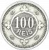 Reverse thumbnail for 100 Réis ( Tostâo ) from Portugal