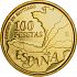 Reverse thumbnail for 100 Pesetas from Spain