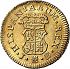 Reverse thumbnail for 1/2 Escudo from 1759JB