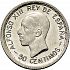 Obverse thumbnail for 50 Céntimos from Spain