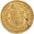 Reverse thumbnail for 8 Escudos from 1786MI