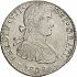Obverse thumbnail for 8 Reales from 1809HJ