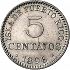 Obverse thumbnail for 5 Centavos Peso from Spain