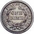 Reverse thumbnail for 1843 US 10 ct. minted in Philadelphia