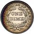 Reverse thumbnail for 1858 US 10 ct. minted in Philadelphia