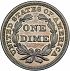 Reverse thumbnail for 1859 US 10 ct. minted in Philadelphia