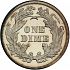 Reverse thumbnail for 1866 US 10 ct. minted in Philadelphia
