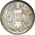 Reverse thumbnail for 1868 US 10 ct. minted in Philadelphia