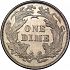 Reverse thumbnail for 1873 US 10 ct. minted in Philadelphia