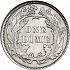 Reverse thumbnail for 1884 US 10 ct. minted in Philadelphia