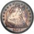 Obverse thumbnail for 1857 US 1 $