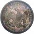 Reverse thumbnail for 1851 US 1 $ minted in Philadelphia