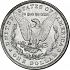 Reverse thumbnail for 1887 US 1 $ minted in Philadelphia